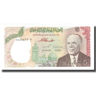 Billet, Tunisie, 5 Dinars, 1980, 1980-10-15, KM:75, SPL+ - Tunisie