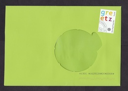 Netherlands: Cover, 2018, Postage Paid Cinderella Stamp Issued By PostNL For Greetz Card Company (traces Of Use) - Covers & Documents