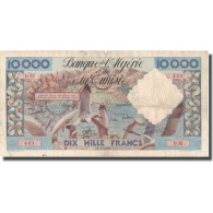 Billet, Algeria, 10,000 Francs, 1955, 1955-03-11, KM:110, TB+ - Algerien