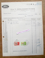 Officiele Deler "Ford" Ets V. Deleersnyder, Steenweg Op Brussel, Ledeberg-Gent 1948 - 1900 – 1949