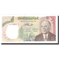 Billet, Tunisie, 5 Dinars, 1980, 1980-10-15, KM:75, NEUF - Tunisie