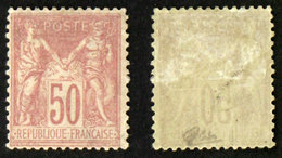 N° 98 - 50c Rose SAGE Neuf N* TB Cote 285€ Signé Calves - 1876-1898 Sage (Tipo II)