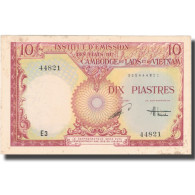 Billet, FRENCH INDO-CHINA, 10 Piastres = 10 Dong, Undated (1953), KM:107, TTB+ - Indochina