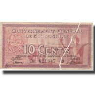 Billet, FRENCH INDO-CHINA, 10 Cents, Undated (1939), KM:85a, TB - Indochina