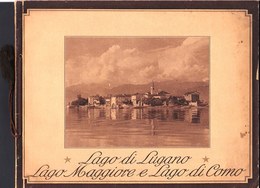 RARO !! VERS 1920 - GUIDA TURISTICA - GUIDE TOURISTIQUE *** LAGO DI LUGANO & LAGO DI COMO *** - Toeristische Brochures