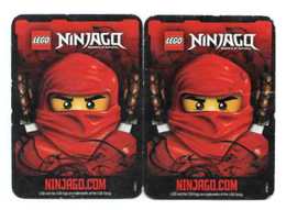 2 CARTES LEGO Ninjago - Other & Unclassified