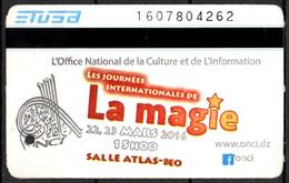 1 Ticket Transport Algeria Bus Algiers Alger - Biglietto Dell'autobus - 1 Billete De Autobús - 1 Busticket Magie Magic - World