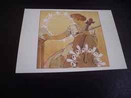 BELLE ILLUSTRATION ...BELLE FEMME MUSICIENNE ...ZDENKA CERNY - Mucha, Alphonse