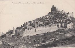 Cp , 26 , VALENCE , Environs , Les Ruines Du Château De Crussol - Valence
