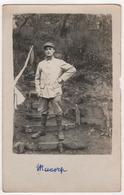 Carte Photo Militaria Soldat Poilu - Weltkrieg 1914-18