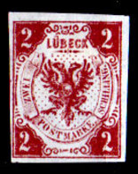 Germania-F403 - Lubecca 1859 (sg) NG - Senza Difetti Occulti. - Lübeck