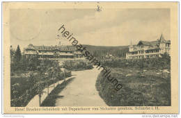 Schierke - Hotel Brocken-Scheideck Mit Dependance - Verlag Urania Berlin SW 68 Gel. 1914 - Schierke