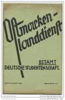 Ostmark - Ostmarkenlanddienst - Ostamt - Deutsche Studentenschaft - Sommersemester 1934 - Deutschland Gesamt