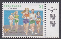 Australia ASC 1231h 1990 Sports $ 1.00 Fun Run 1 Roo +2 Koalas, Mint Never Hinged - Proeven & Herdruk