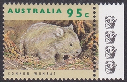 Australia ASC 1361d 1992 Australian Wildlife 95c Wombat, 4 Koalas Reprint, Mint Never Hinged - Probe- Und Nachdrucke