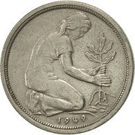 Monnaie, République Fédérale Allemande, 50 Pfennig, 1949, Munich, TTB - 50 Pfennig