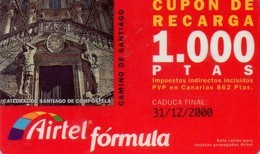 ESPAÑA. Acr-043-1. CAMINO DE SANTIAGO. 1000 PTAS. 12-2000. IBERICA S.A. (176P) - Airtel