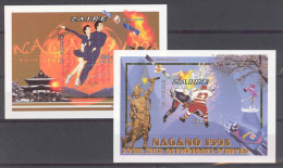 Olympic Games Nagano COB BL103/104 Imperforated MNH - Nuovi