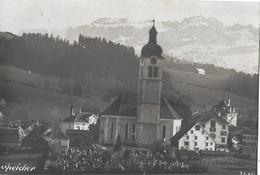 SPEICHER → Dorfpartie Bei Der Kirche Anno 1910 - Speicher