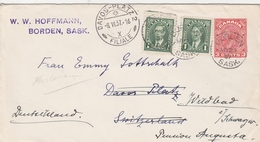 Canada Entier Postal Pour L'Allemagne 1937 - 1903-1954 Rois