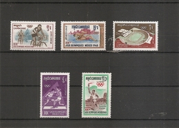 JO De Mexico -1968 ( 208/212 XXX -MNH- Du Cambodge) - Zomer 1968: Mexico-City