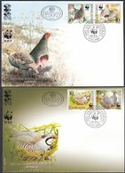 Yugoslavia 2000 WWF, Fauna, Birds, Partridges, FDC - Lettres & Documents