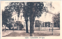 KÜSTRIN Oder Kommandantur Gelaufen 6.4.1924 Belebt Cüstrin Kostrzyn Nad Odra - Neumark
