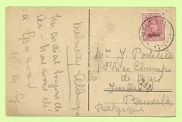 BZ 66  (Type III / Cote 135€) (opdruk Malmedy) Op Kaart Stempel MALMEDY (K4346) - OC55/105 Eupen & Malmédy