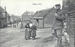 NORD - 59 - ARLEUX - Carte Allemande - Guerre 14 - Vue D'une Rue, Soldat Allemand Premier Plan - Arleux