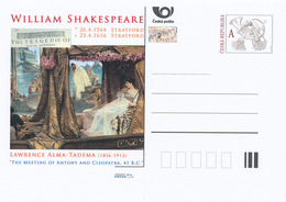 Tchéquie / Cartes Post. (Pre2016/10) William Shakespeare (1564-1616) L. Alma-Tadema: "Rencontre D'Antony Et Cléopâtre" - Egyptologie