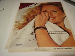 ANCIENNE PUBLICITE  UN DIAMANT ETERNEL VACHERON CONSTANTIN 1979 - Sonstige & Ohne Zuordnung