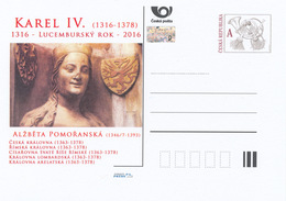 Tchéquie / Cartes Post. (Pre2016/16) Année Du Luxembourg - Charles IV (1316-1378); Elizabeth De Poméranie (1346/7-1393) - Covers