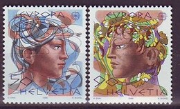 SWITZERLAND 1315-1316,unused - 1986