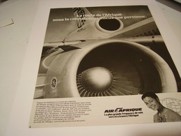 ANCIENNE PUBLICITE LA ROUTE DE L AFRIQUE  AIR AFRIQUE 1979 - Publicités