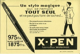 BUVARD X PEN WATERMAN STYLO MAGIQUE - Papeterie