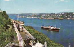 Canada > Quebec > Québec - La Promenade Des Gouverneurs Contourne Les Vieux Murs De La Citadelle, Ship, Used 1975 - Québec - La Citadelle