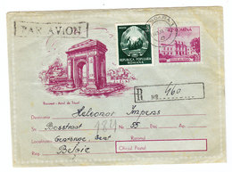 Romania AIRMAIL COVER TO Belgium 1958 - Cartas & Documentos