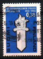 FINLANDE. N°586 Oblitéré De 1966. Police. - Police - Gendarmerie