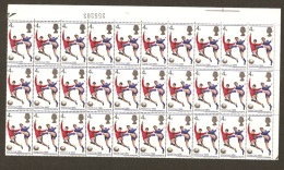 Great Britain  1966   SG 693  4d World Cup   Sheet Of 60  Unmounted Mint - Feuilles, Planches  Et Multiples