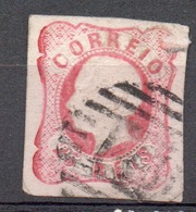 PORTOGALLO 1858  25 R. Rosa - Used Stamps