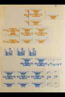 CROATIAN GOVERNMENT IN EXILE LOCAL ISSUES  1949 Universal Postal Union Superb Accumulation Of Various PROGRESSIVE COLOUR - Altri & Non Classificati