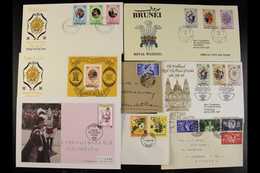 ROYALTY  1948- 1996. An Extensive COVERS COLLECTION Presented In A Shoebox With Various Issues To Commemorate Royal Even - Unclassified