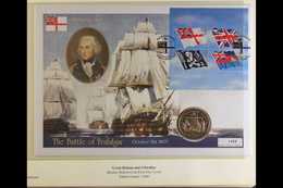 SHIPS - ROYAL NAVY  2001 Westminster Collection Of All Different British Commonwealth Illustrated Unaddressed First Day  - Zonder Classificatie