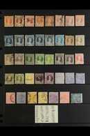 QUEENSLAND  Used Group From SG 5 To SG 195, Best Is The 1866-67 5s Pale Rose SG 58 And The 1868-70 1d Orange- Vermilion  - Autres & Non Classés