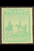 VICTORIA  1900 2d (2s) Emerald Green "War Fund", SG 375, Fine Mint For More Images, Please Visit Http://www.sandafayre.c - Andere & Zonder Classificatie