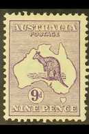 1913-14  9d Violet Kangaroo, SG 10, Fine Mint. For More Images, Please Visit Http://www.sandafayre.com/itemdetails.aspx? - Other & Unclassified