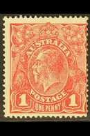 1916-18  1d Rose Red (Rough Paper) Die II, SG 47i, Centred Right, Fine Mint With Some Light Gum Graze For More Images, P - Sonstige & Ohne Zuordnung