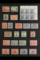 1927-36 KGV MINT COMMEMORATIVES COLLECTION  An Attractive Mint Collection (without Definitives) Presented On A Pair Of S - Andere & Zonder Classificatie