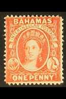 1863-77  1d Scarlet-vermilion, Bright Shade, Wmk Crown CC REVERSED, Perf.14, SG 33x, Never Hinged Mint, BP Basel Certifi - Other & Unclassified