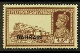 1938-41  4a Brown, SG 28, Fine Mint, Very Lightly Hinged. For More Images, Please Visit Http://www.sandafayre.com/itemde - Bahrein (...-1965)